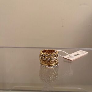 New! Ann Taylor Stacked Ring Set